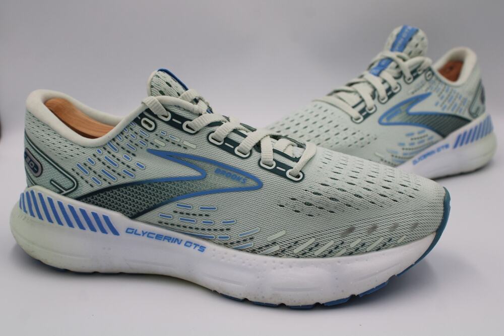 Size 8 - Brooks Glycerin GTS 20 Blue Glass Marina Legion Blue - 1203701B494